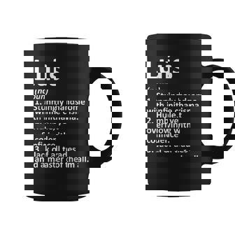 Luis Definition Personalized Name Funny Birthday Gift Idea Coffee Mug | Mazezy