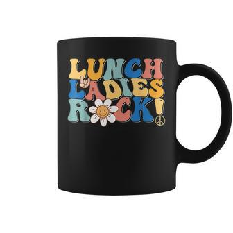 Lunch Ladies Rock Retro Lunch Ladies Squad Cafeteria Crew Coffee Mug - Seseable