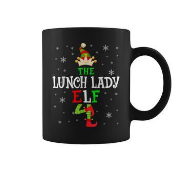 The Lunch Lady Elf Christmas Elf Party Matching Family Group Coffee Mug - Seseable