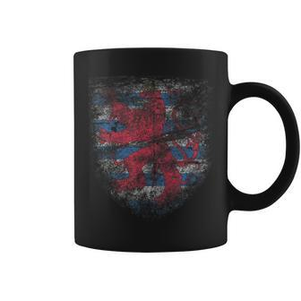 Luxembourg Pride Coat - Of Arms Of Luxembourgish Heritage Coffee Mug | Mazezy