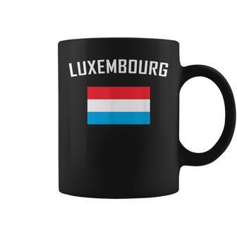 Luxembourger Pride Flag Luxembourg Coffee Mug | Mazezy