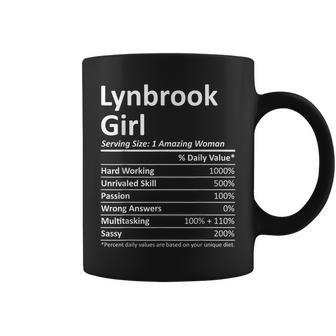 Lynbrook Girl Ny New York Funny City Home Roots Usa Gift Usa Funny Gifts Coffee Mug | Mazezy DE