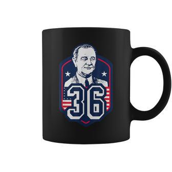 Lyndon B Johnson Thirty Sixth President Style T Coffee Mug | Mazezy