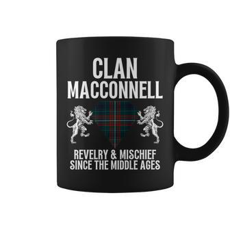 Macconnell Clan Scottish Name Coat Of Arms Tartan Family Coffee Mug | Mazezy