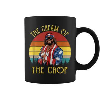 Macho-The Cream Of The Crop Wrestling Funny Retro Vintage Coffee Mug - Seseable