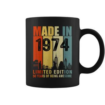 Made In 1974 Limited Edition 50 Years Of Being Awesome Coffee Mug - Seseable