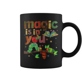 Magic Is In You Hungry Caterpillar Butterfly Reading Teacher Coffee Mug - Seseable