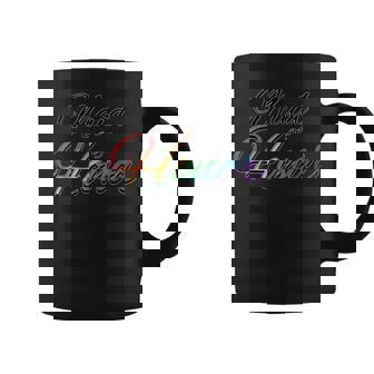 Maid Of Honor Typography Lesbian Pride Rainbow Coffee Mug | Mazezy