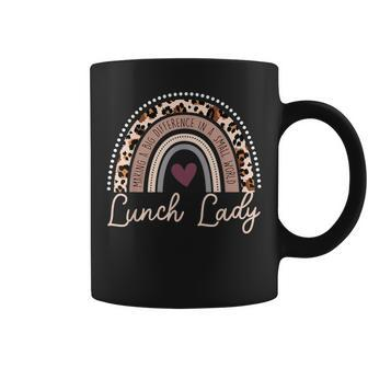 Making A Big Difference In A Small World Lunch Lady Coffee Mug - Seseable