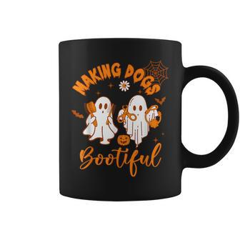 Making Dogs Bootiful Halloween Dog Grooming Groomer Coffee Mug - Monsterry DE