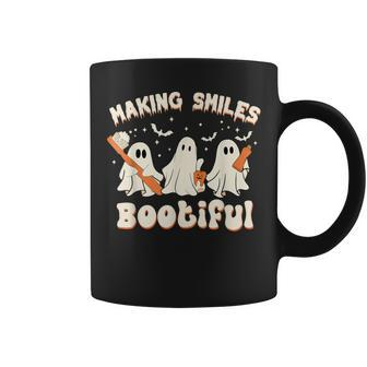 Making Smiles Bootiful Halloween Ghost Dentist Dental Coffee Mug - Thegiftio UK