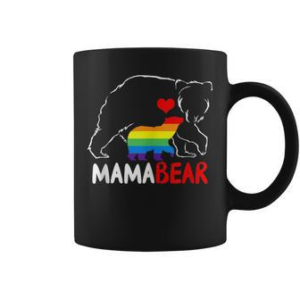 Mama Bear Proud Mom Rainbow Flag Lgbt Pride Mothers Day Coffee Mug | Mazezy