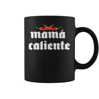 Mama Caliente Hot Mom Red Peppers Streetwear Fashion Baddie Coffee Mug | Mazezy UK