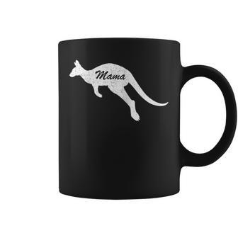 Mama Kangaroo Animal Father Mother Day Son Daughter Gift Coffee Mug | Mazezy