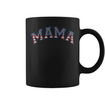 Mama Life America Flag Mothers Day Gift 4Th Of July Retro Gifts For Mama Funny Gifts Coffee Mug | Mazezy