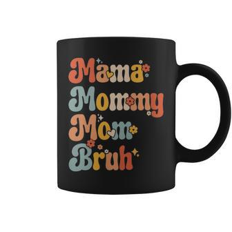 Mama Mommy Mom Bruh Vintage Funny Mother - Mama Mommy Mom Bruh Vintage Funny Mother Coffee Mug - Monsterry UK