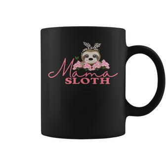 Mama Sloth For Women I Love Mom Girls Sloth Coffee Mug | Mazezy