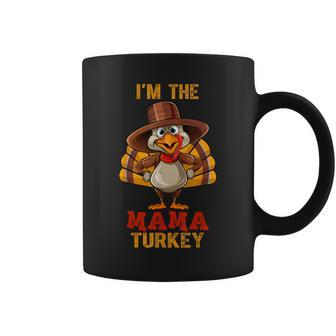 Mama Turkey Matching Family Group Thanksgiving Coffee Mug | Mazezy
