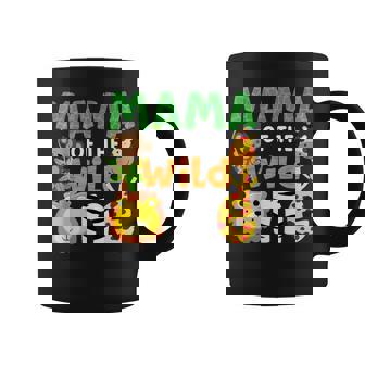 Mama Of The Wild One Zoo Theme Bday Safari Jungle Animals Coffee Mug - Thegiftio