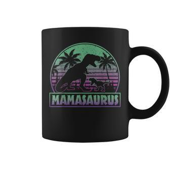 Mamasaurus T Rex Dinosaur Mama Saurus Mother's Family Coffee Mug - Monsterry DE