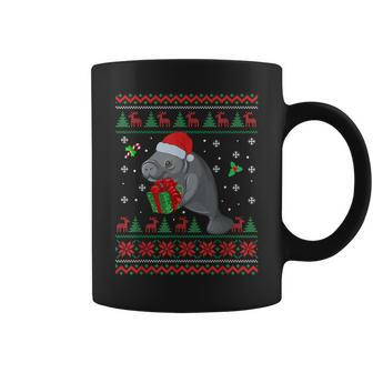 Mana Christmas Sweater Ugly Xmas Sea Cow Santa Hat Coffee Mug - Seseable