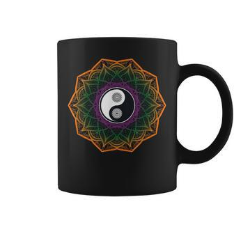 Mandala Yin And Yang Sanskrit Chinese Asian Harmony Coffee Mug | Mazezy