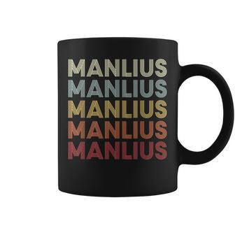 Manlius Michigan Manlius Mi Retro Vintage Text Coffee Mug | Mazezy UK