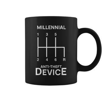 Manual Transmission Gear Box Millennial Anti-Theft Device Coffee Mug | Mazezy