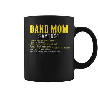 Marching Band Mom Sayings For Mothers Coffee Mug - Seseable