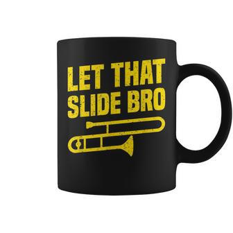 Marching Band Trombone Funny Slide Trombonist Coffee Mug | Mazezy