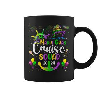 Mardi Gras Cruise 2024 Ship Family Matching Trip Costume Coffee Mug - Seseable