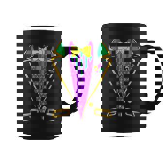 Mardi-Gras- Kids Men Mardi Gras Tuxedo Vest Boy Toddler Coffee Mug - Seseable