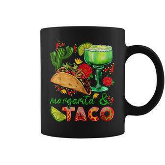 Margs & Tacos Funny Margarita Tequila Drinker Taco Lover Tacos Funny Gifts Coffee Mug | Mazezy