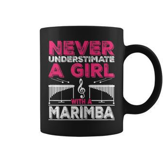 Marimba Player Never Underestimate A Girl With A Marimba Coffee Mug | Mazezy