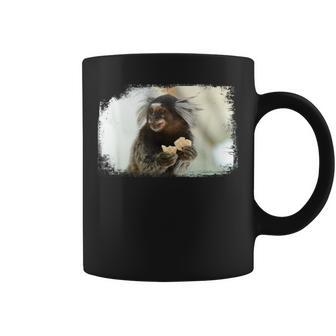 Marmoset Pygmy Monkey Eating Waffle Animal Brazil Ape Coffee Mug | Mazezy