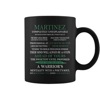 Martinez Name Gift Martinez Completely Unexplainable Coffee Mug - Seseable