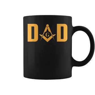 Masonic Dad Mason Symbol Coffee Mug | Mazezy