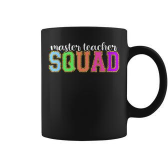 Master Teacher Squad Back To School Worker Supplies Coffee Mug - Seseable