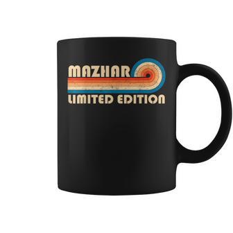 Mazhar Surname Retro Vintage 80S 90S Birthday Reunion Coffee Mug | Mazezy