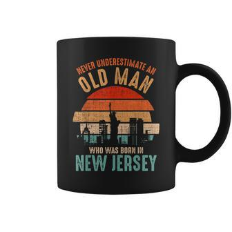 Mb Never Underestimate An Old Man Born In New Jersey Coffee Mug - Seseable