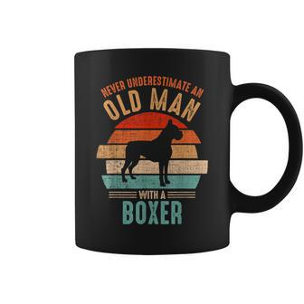 Mb Never Underestimate An Old Man With A Boxer Coffee Mug - Seseable