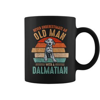Mb Never Underestimate An Old Man With A Dalmatian Coffee Mug - Seseable