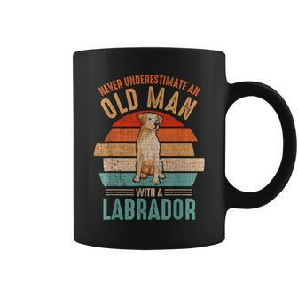 Mb Never Underestimate An Old Man With A Labrador Coffee Mug - Seseable