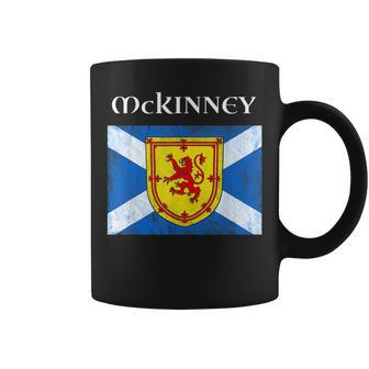 Mckinney Scottish Clan Name Gift Scotland Flag Festival Coffee Mug | Mazezy