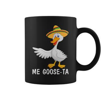 Me Goose-Ta Funny Mexican Spanish Goose Pun Men Women Kids Coffee Mug | Mazezy