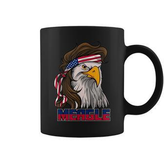 Meagle American Eagle - Funny Redneck Mullet Pride Coffee Mug | Mazezy