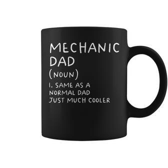 Mechanic Dad Definition Funny Garage Car Mechanic Mechanic Funny Gifts Funny Gifts Coffee Mug | Mazezy