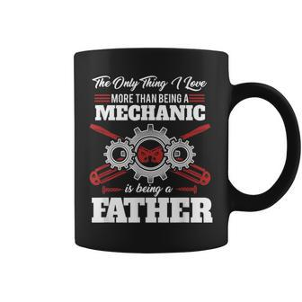Mechanic Father Machines Car Vehicles Tools Mechanical Gift Gift For Mens Coffee Mug | Mazezy