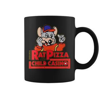 Mechanical Rat Pizza & Child Casino Gift For Womens Pizza Funny Gifts Coffee Mug | Mazezy