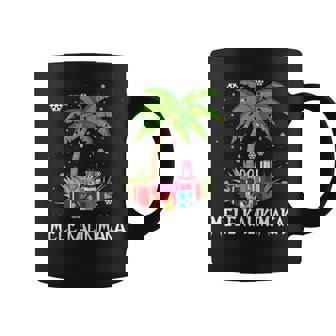 Mele Kalikimaka Hawaiian Christmas Palm Tree Family Pajamas Coffee Mug - Thegiftio UK